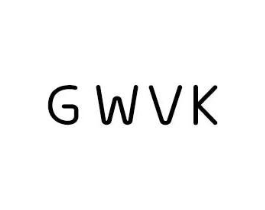 GWVK商标原图 第25类服装鞋帽