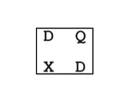 DQXD商标原图 第25类服装鞋帽