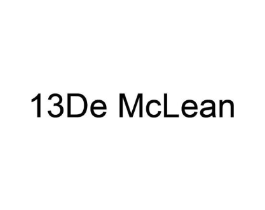 13DE MCLEAN商标原图 第25类服装鞋帽