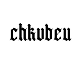 CHKVBEU商标原图 第25类服装鞋帽