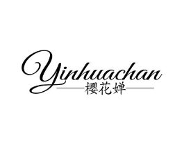 YINHUACHAN 樱花婵商标原图 第25类服装鞋帽