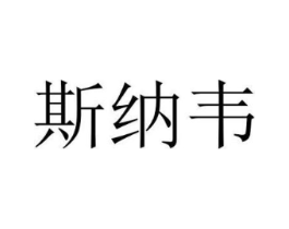 斯纳韦商标原图 第25类服装鞋帽