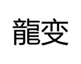 龙变商标原图 第25类服装鞋帽
