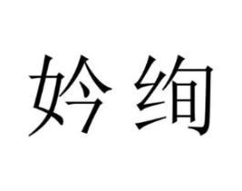 妗绚商标原图 第25类服装鞋帽