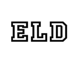 ELD商标原图 第25类服装鞋帽