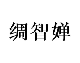 绸智婵商标原图 第25类服装鞋帽