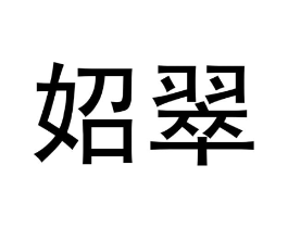 妱翠商标原图 第25类服装鞋帽