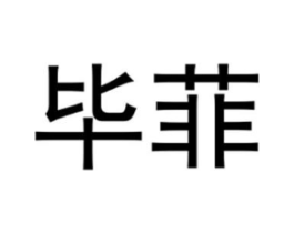 毕菲商标原图 第25类服装鞋帽