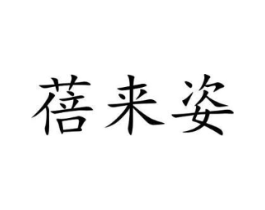 蓓来姿商标原图 第25类服装鞋帽