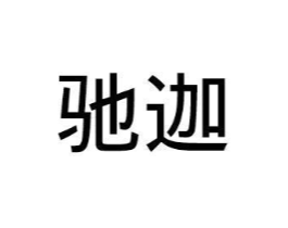 驰迦商标原图 第25类服装鞋帽
