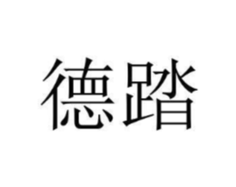 德踏商标原图 第25类服装鞋帽