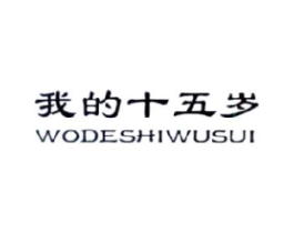 我的十五岁商标原图 第25类服装鞋帽
