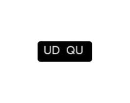 UD QU商标原图 第25类服装鞋帽