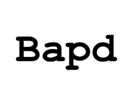 BAPD商标原图 第25类服装鞋帽