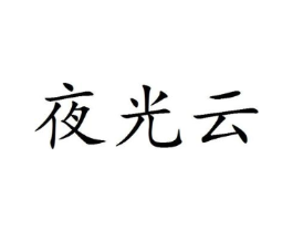 夜光云商标原图 第25类服装鞋帽