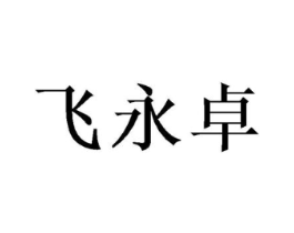 飞永卓商标原图 第25类服装鞋帽