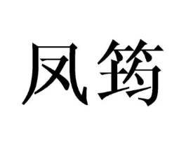 凤筠商标原图 第25类服装鞋帽