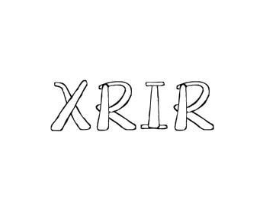 XRIR商标原图 第25类服装鞋帽