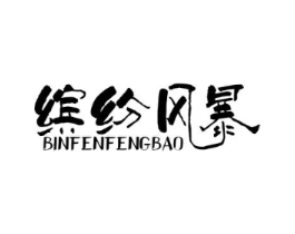缤纷风暴商标原图 第25类服装鞋帽
