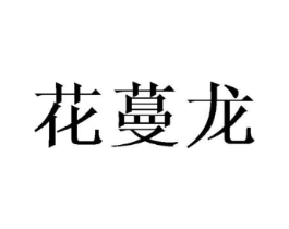 花蔓龙商标原图 第25类服装鞋帽