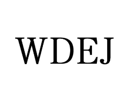 WDEJ商标原图 第25类服装鞋帽