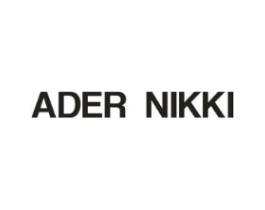ADER NIKKI商标原图 第25类服装鞋帽