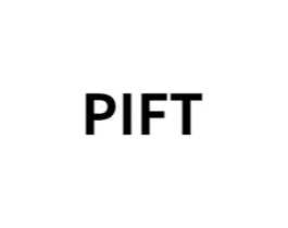 PIFT商标原图 第25类服装鞋帽
