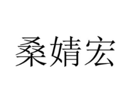 桑婧宏商标原图 第25类服装鞋帽
