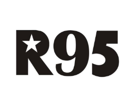R95商标原图 第25类服装鞋帽