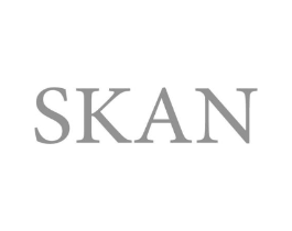 SKAN商标原图 第25类服装鞋帽