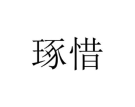 琢惜商标原图 第25类服装鞋帽