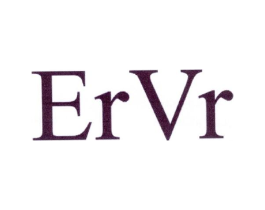ERVR商标原图 第25类服装鞋帽