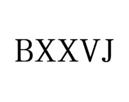 BXXVJ商标原图 第25类服装鞋帽