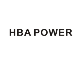 HBA POWER商标原图 第25类服装鞋帽