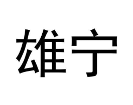 雄宁商标原图 第25类服装鞋帽