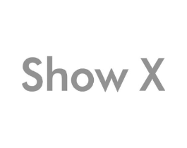 SHOW X商标原图 第25类服装鞋帽