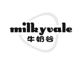 牛奶谷 MILKYVALE商标原图 第25类服装鞋帽