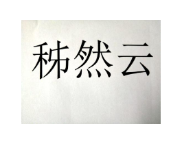 秭然云商标原图 第25类服装鞋帽