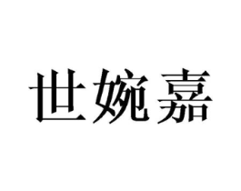 世婉嘉商标原图 第25类服装鞋帽