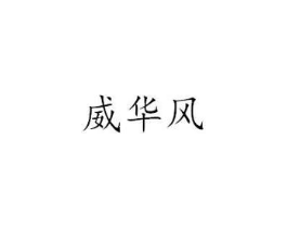 威华风商标原图 第25类服装鞋帽