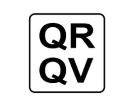 QR QV商标原图 第25类服装鞋帽