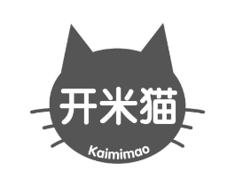 开米猫商标原图 第25类服装鞋帽