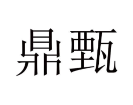 鼎甄商标原图 第25类服装鞋帽