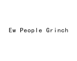EW PEOPLE GRINCH商标原图 第25类服装鞋帽