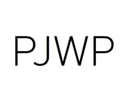 PJWP商标原图 第25类服装鞋帽
