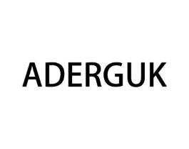 ADERGUK商标原图 第25类服装鞋帽