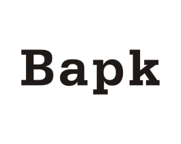 BAPK商标原图 第25类服装鞋帽