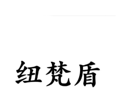 纽梵盾商标原图 第25类服装鞋帽