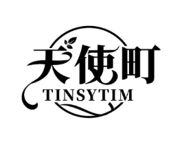 天使町 TINSYTIM商标原图 第25类服装鞋帽