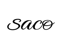 SACO商标原图 第25类服装鞋帽